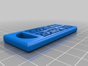 etiqueta de bagagem hibernação aquecedor 2019 família 3d print model - Mito3D