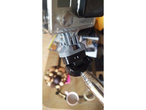 gopro monte chineses baratos selfie vara câmara 3d print model - Mito3D
