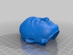 buda máscara esculturas 3d print model - Mito3D