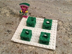 lego compatible marbre exécuter 11mm pachinko boules de cubes la construction les jouets le machine piste 3d print model - Mito3D