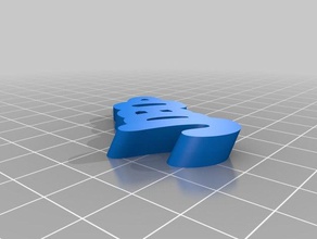 joao iamburnys v2text nombre llavero mando llaveros personalizado 3d print model - Mito3D