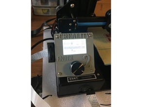 creality ender 2 controle do caixa 3d a impressora partes de ender2 3d print model - Mito3D