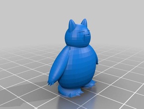 snorlax modello pokemon stl 3d print model - Mito3D