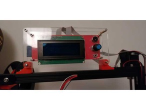 tarantula lcd holder 3d printer parts mount tevo 3d print model - Mito3D