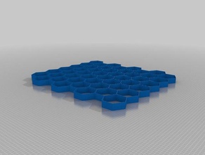 honeycomb-v4 Biologie angepasst 3d print model - Mito3D