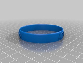 aes flex bracciali personalizzato 3d print model - Mito3D