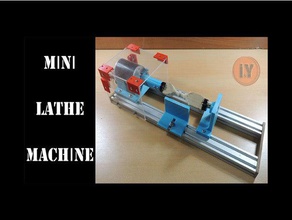 mini tour de la machine outils cnc laser 3d print model - Mito3D