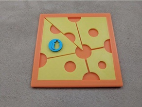 katsunou cheese puzzle puzzles 3d print model - Mito3D
