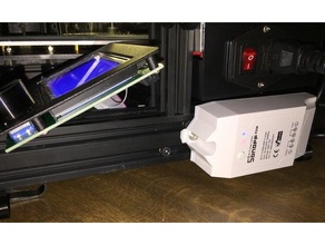 sonoff pow monte ender 3 d a impressora partes creality ender3 gabinete tasmota 3d print model - Mito3D