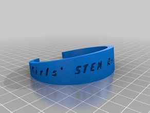 stem bracelet wm bracelets customized 3d print model - Mito3D