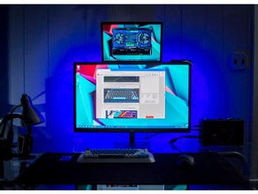 monitor portatile stand di montaggio vesa 100 75 computer macbook pro per il supporto del 3d print model - Mito3D