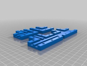20x20 profil sıkma sistemi 3d baskı 3d print model - Mito3D