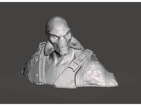 skaarji bust creatures unreal tournament 3d print model - Mito3D