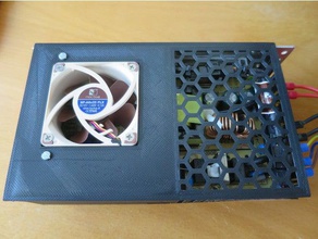 anycubic i3 mega bloc d'alimentation capot de ventilateur noctua 60x25 3d l'imprimante pièces 3d print model - Mito3D