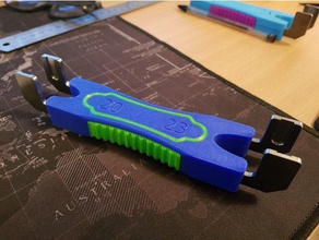 heater block holder 3d printer nozzle wrench accessories mk3 original prusa i3 tool 3d print model - Mito3D