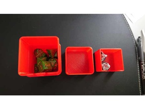 dice mini keeper toy game accessories boardgame box dnd miniature dungeons dragons 3d print model - Mito3D