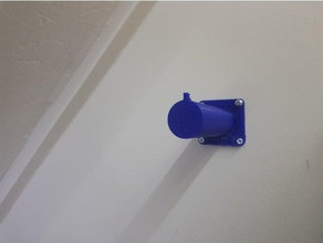 filament duvar tutucusu 3d yazıcı aksesuarlar 3dprinted filaman biriktirme tutucu spoolholder makara bağlama 3d print model - Mito3D