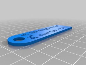 gold filament-Probe-tag 3d Drucker - Zubehör angepasst 3d print model - Mito3D