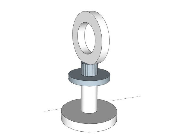 tenda perdeyi kornie tutturma zmbrts parti da titolare gancio 3D print model - Mito3D