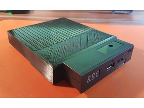 caso o lado da ranhura gotekfloppy adaptador diy msx 3d print model - Mito3D