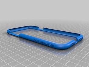 iphone xs max simple bumper case mobile 3d print model - Mito3D