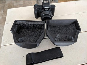 canon eos m50 caso difícil câmera mirrorless shell 3d print model - Mito3D