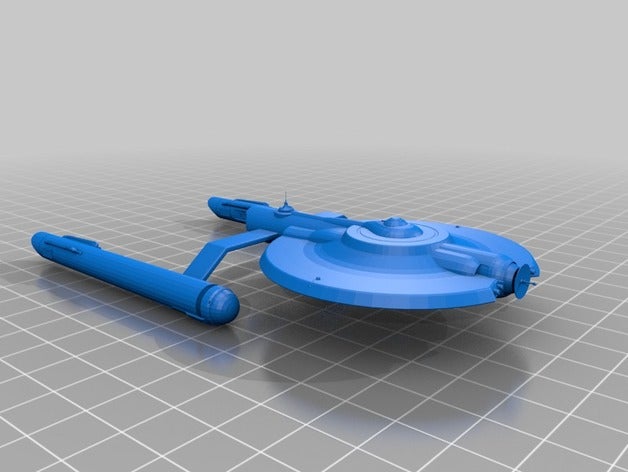 star trek federation perseus class escort 3d printing starfleet online sto temporal tos 3D print model - Mito3D