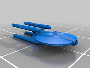 star trek federation gemini class battleship 3d printing starfleet online temporal tos 3d print model - Mito3D