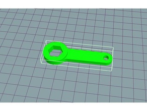 chave para porca do motor dji passatempo 3d print model - Mito3D