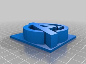 avengers logo other 3d print model - Mito3D