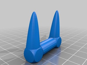 bull horns take 3 3d printing 3d print model - Mito3D