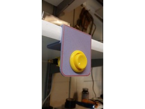 shelf button mounting panel electronics 3d print model - Mito3D