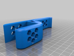 headphone holder 30mm thick desk containers 3d print model - Mito3D