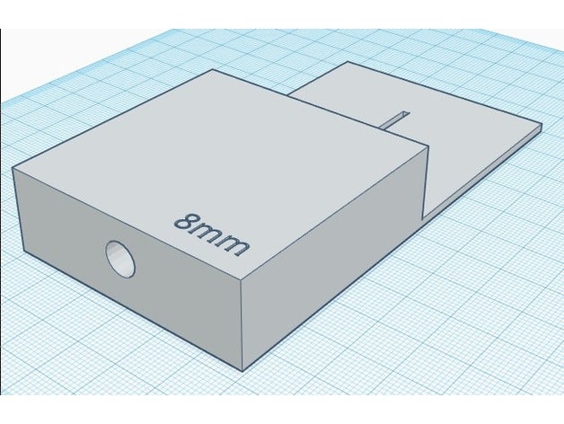 Dübel jig 8mm tools kavela 3D print model - Mito3D