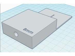 dübel jig 8mm araçlar kavela 3d print model - Mito3D