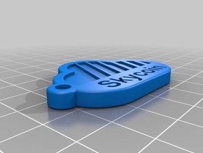 skycoin keyring v2 solide andere 3d print model - Mito3D
