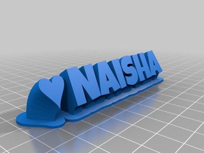 naisha ofis özelleştirilmiş 3d print model - Mito3D