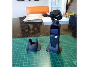 dji osmo bolso suporte adaptador do tripé câmara 3d print model - Mito3D