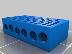 eppendorf rack nicht normal Skala Biologie Labor-Ausrüstung 3d print model - Mito3D