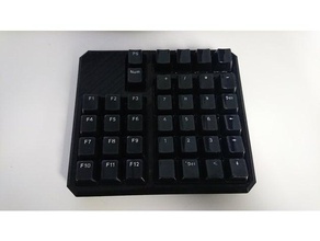 macro number pad electronics arduino micro ergodox keyboard mechanical numpad qmk tmk 3d print model - Mito3D