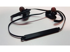 bw-bts3 strap tidy wireless headphone cable shortener audio blitzwolf headphones 3d print model - Mito3D