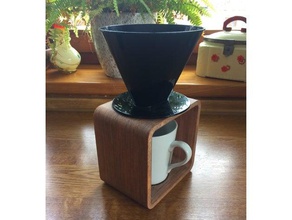 pour over coffee maker stehen Haushalt 3d print model - Mito3D