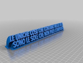 cose office personalizzato 3d print model - Mito3D