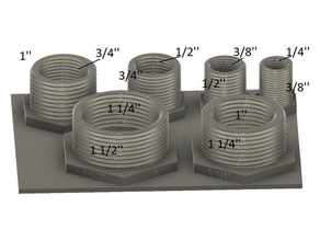 Dolmetscher pipe thread hand tools Spurweiten Wasser Rohr 3d print model - Mito3D