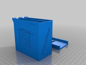 pflasterbox 3d la stampa 223 308 9 mm di munizioni dispenser luger patch intonaco le riprese destinazione 3d print model - Mito3D