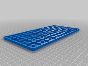 recharge tray organization customized 3d print model - Mito3D