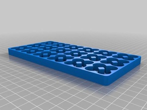 larger tray organization customized 3d print model - Mito3D