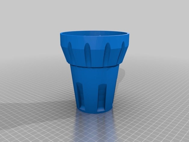 jarrón de la copa pantalla los hogares modo florero 3D print model - Mito3D