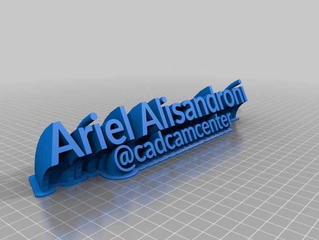 ariel alisandroni office angepasst 3D print model - Mito3D