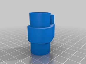 turbo exhausteur 16mm 3d printer parts aquarium filter 3d print model - Mito3D